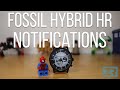 Fossil Hybrid HR Notifications (In Depth)