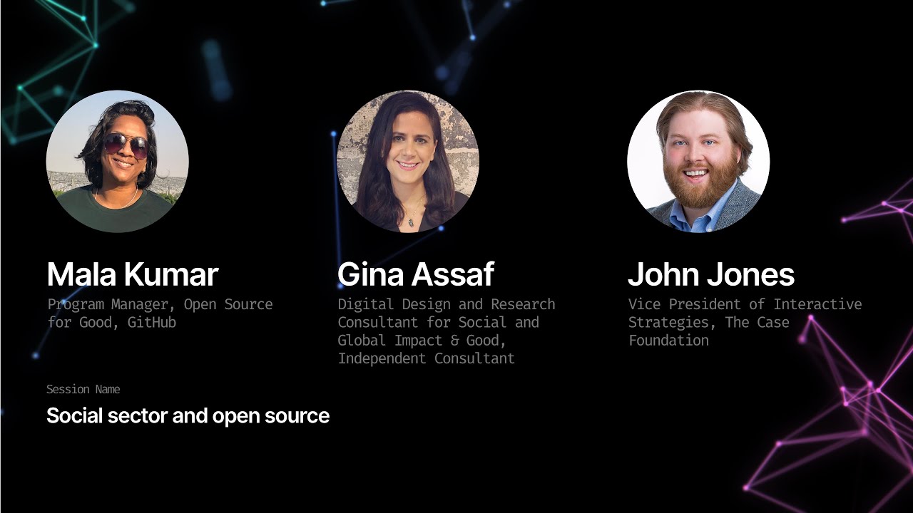 Social sector and open source - GitHub Universe 2019 - YouTube