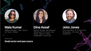 Social sector and open source - GitHub Universe 2019 screenshot 2