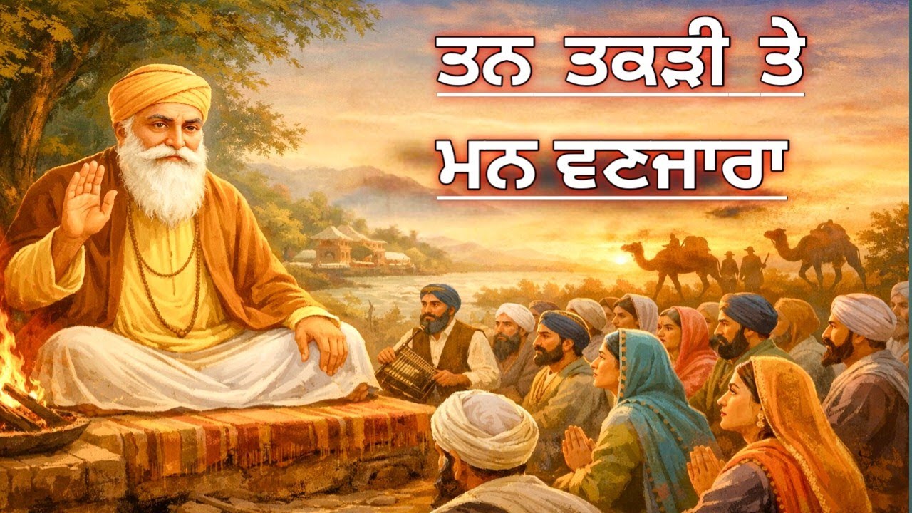 ਤਨ ਤਕੜੀ ਤੇ ਮਨ ਵਣਜਾਰਾ 🙏🏻 ਸ਼ਬਦ @WaheguruaMeharKare95260 