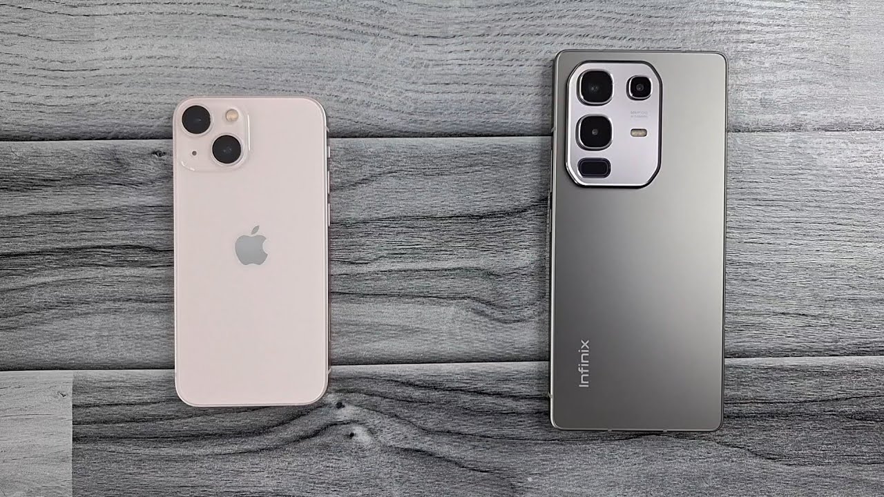 iPhone 13 Mini Vs Infinix Note 50 Speed Test Comparison 