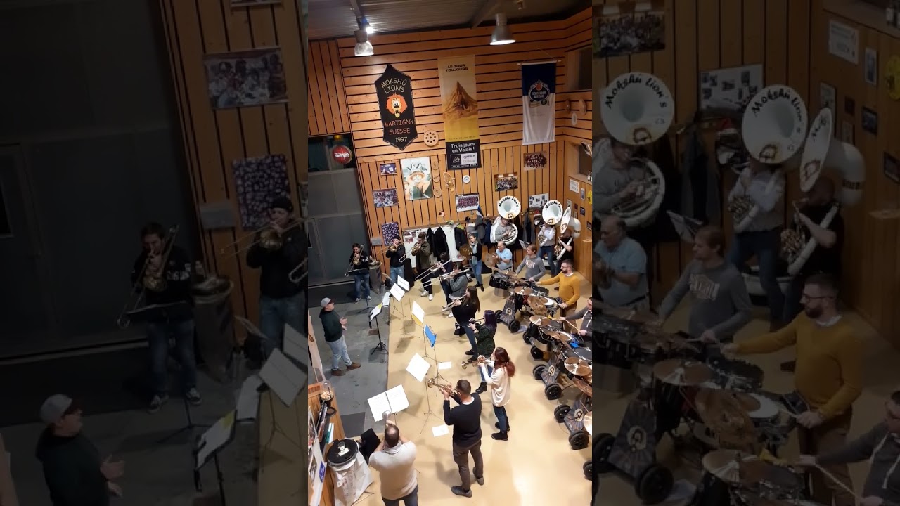 guggen mokshu lions à la répétition