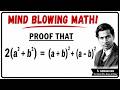 Why (a+b)² + (a-b)² Equals 2(a²+b²) | Easy Proof