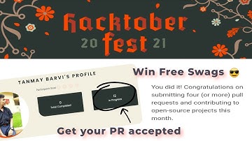 Contribute in hacktoberfest and get your pull request accepted 🔥| Free swags | Hacktoberfest 2021