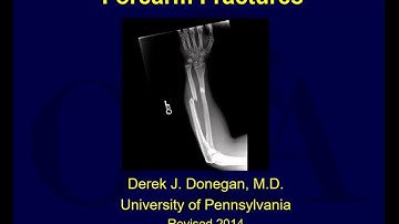 Forearm fractures - Anatomy and Assessment (OTA lecture series IV u09a)