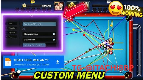 8 BALL POOL MOD MENU 2025 (SHOW PREDICTIONS & DRAW POCKET) NO ROOT FOR FREE EASY METHOD (مهكرة)
