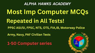 Top 50 Computer MCQs for PAF, Pak Navy, Army Civilian Tests screenshot 1