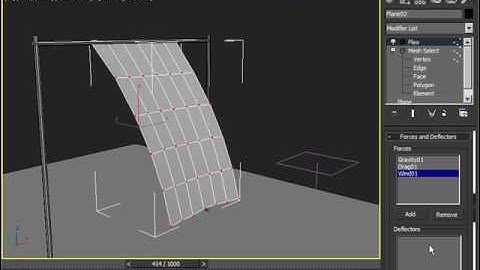 Tutorial 3dsMax -- Flex Modifier - Example 2: Create Flag
