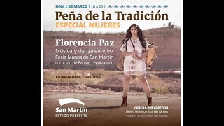 Video thumbnail of "FLOR PAZ ¨Dos Orillas En El mar¨ estreno Peña Tradicion V Ballester 1.3.2020"