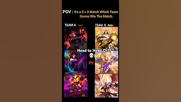 Team A or Team B Winner?? Comment! #srtgaming #mlbbshorts #mlbb #argus#aldous#thamuz#dyrroth