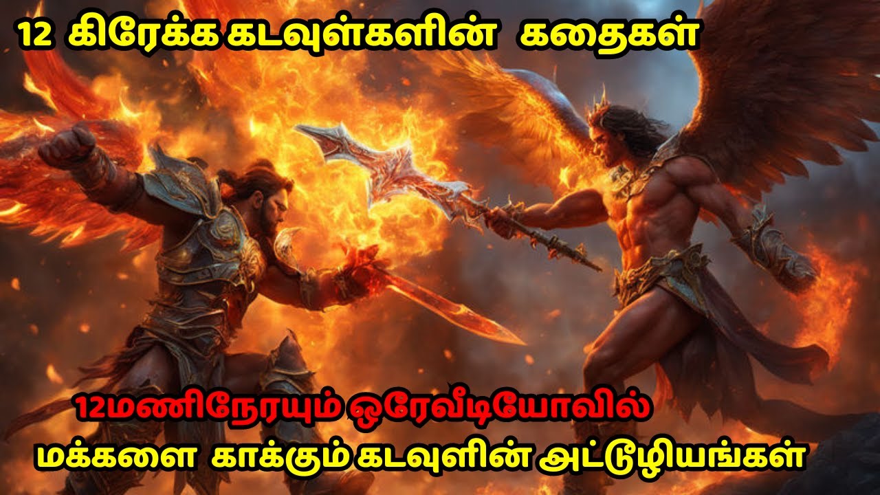 12 கிரேக்க கடவுள்களின் கதைகள்👌🔥மக்களை காக்கும் கடவுளின் அட்டூழியங்கள💥 Greek stories Explained Tamil
