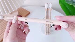 Athelas Bamber 100% Natural Bamboo Toothbrushes with Super Soft Nano Bristles screenshot 1