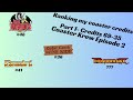 My Coaster Rankings(Part 1 of 2)