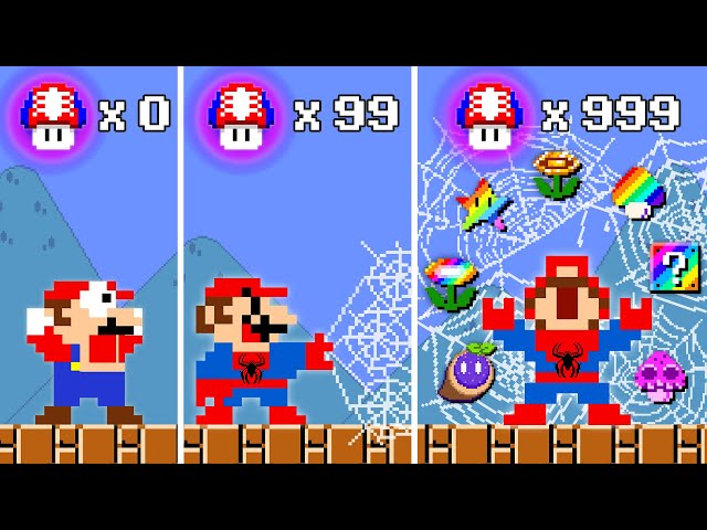 Super Mario But Every MULTIPLIES Make Mario SPIDERMAN | ADN MARIO GAME class=