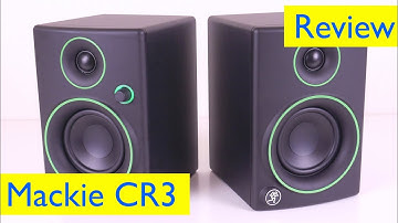 Mackie CR3 Studio Reference Monitors Setup, Review and Sound Test