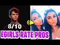 RATING PRO PLAYERS WITH 2 EGIRLS !!!