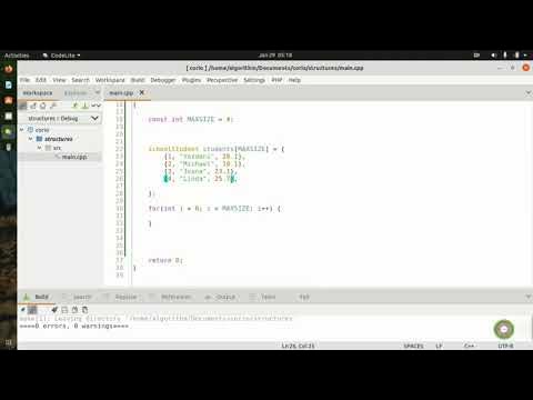How to use arrays with Struct in C++ | Learn C++ Structures - YouTube