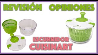 Dislocación colisión Tecnología Escurridor de lechuga (Secador de lechuga) CUISINART - YouTube