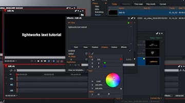 HOW TO PUT TEXT IN VIDS ON LIGHTWORKS
