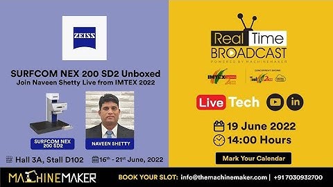 SURFCOM NEX 200 SD2 from ZEISS: Unboxed Live by Naveen Shetty