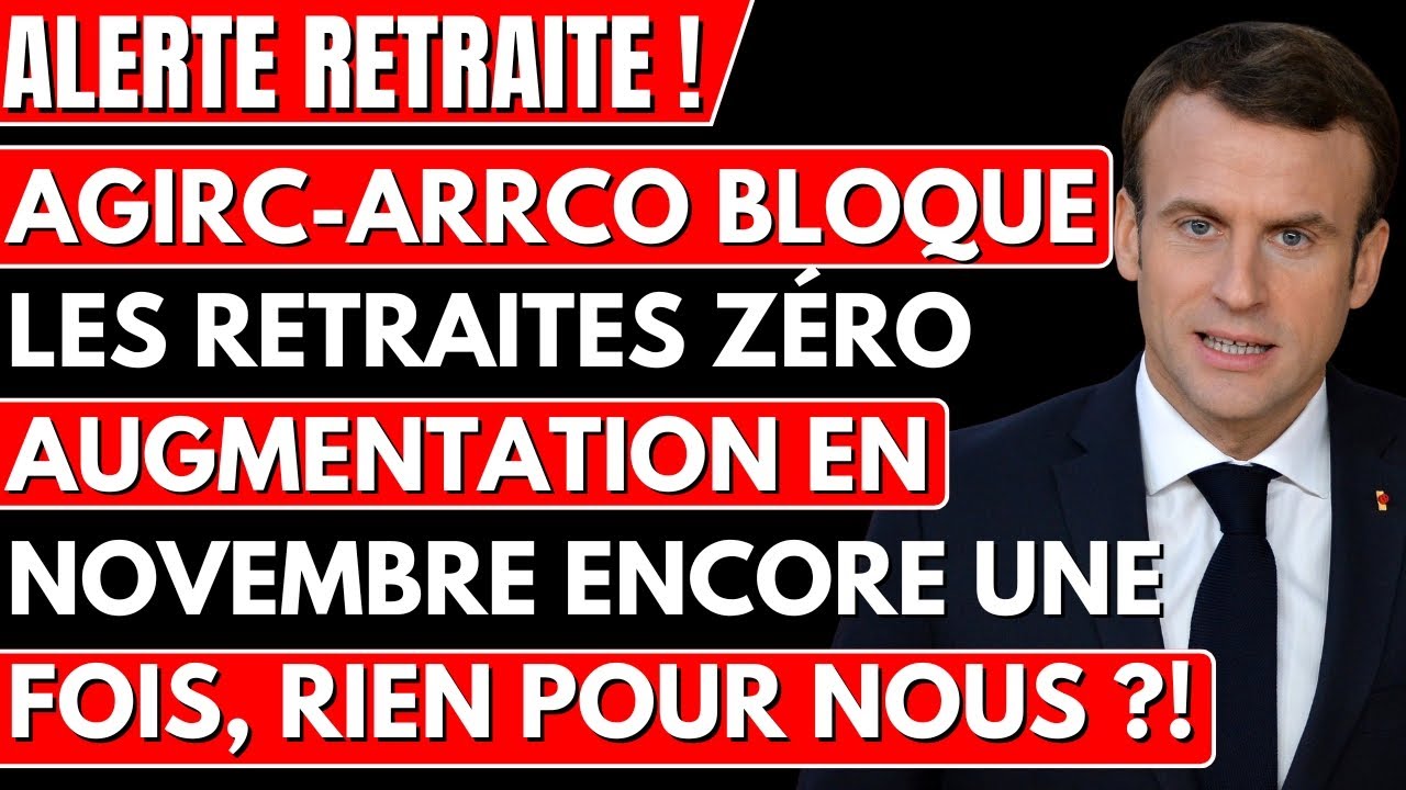 Agirc-Arrco : Aucune hausse pour des millions de retraités dès novembre – tout ce qu’il faut savoir!