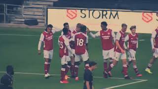 mk dons vs arsenal  (arsenal 3rd goal)