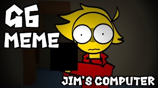 G6 meme || •Roblox• Jim's computer || Animation || #flipaclip #animation #horrorstories