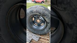 Curb a tire like a Man.