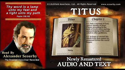 56 | Book of Titus | Read by Alexander Scourby | The GREATEST VOICE Ever Recorded!