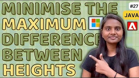 Minimise the maximum difference between heights | Arrays 💯 | GFG | JAVA | DSA 🔥