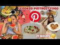 I only cooked and ate pintrest food for 24 hours