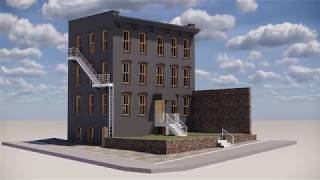 BIM: 3D Walk through of building using Revit (LOD: 300)