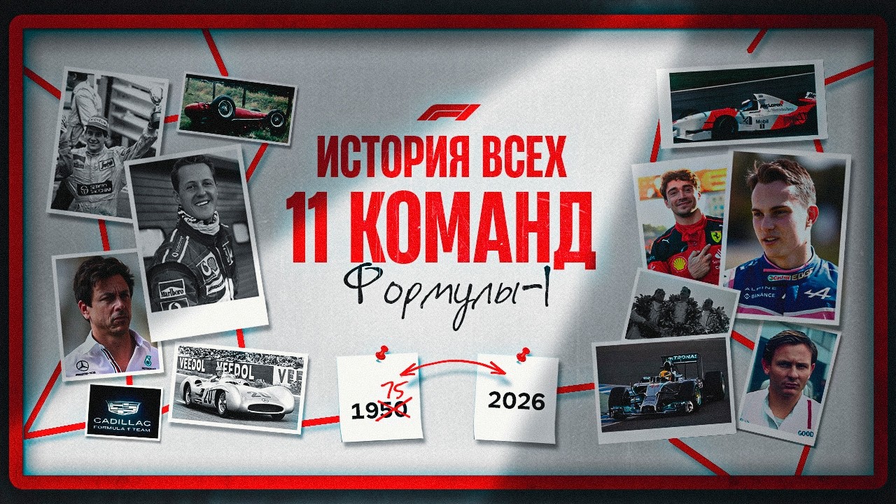 ВСЯ ИСТОРИЯ КОМАНД ФОРМУЛЫ 1 от ТРАГЕДИЙ до ИМПЕРИЙ