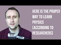The science of learning physics