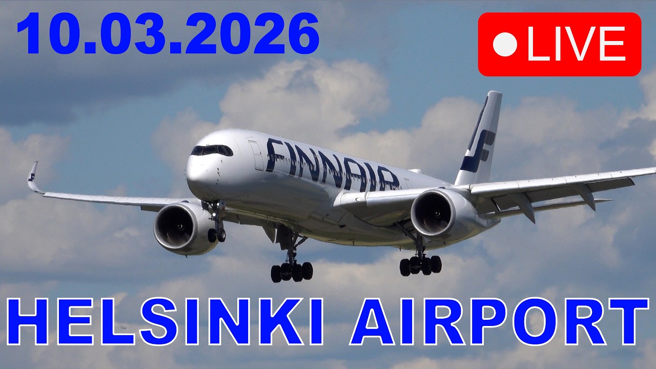 🔴 LIVE Helsinki Airport Plane Spotting (EFHK/HEL)