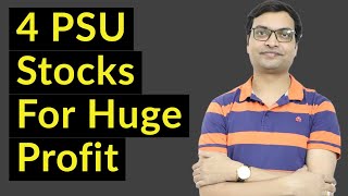 4 PSU Stocks for huge profit | Best PSU stocks to buy now | Best PSU stocks for long term