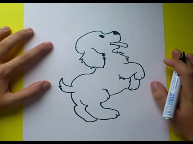 Como dibujar un perro paso a paso 4 | How to draw a dog 4 - YouTube