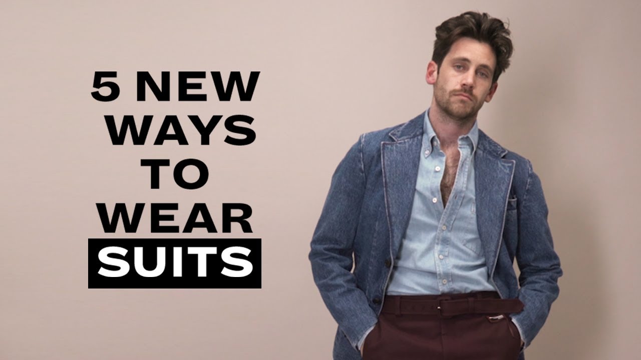 5 New Ways To Wear A Suit | Esquire: Get Dressed - YouTube