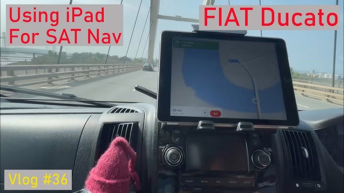 Tablet Halter für Mittelkonsole im Kastenwagen Fiat Ducato Peugeot Boxer  Citroen Jumper Klemmbrett 