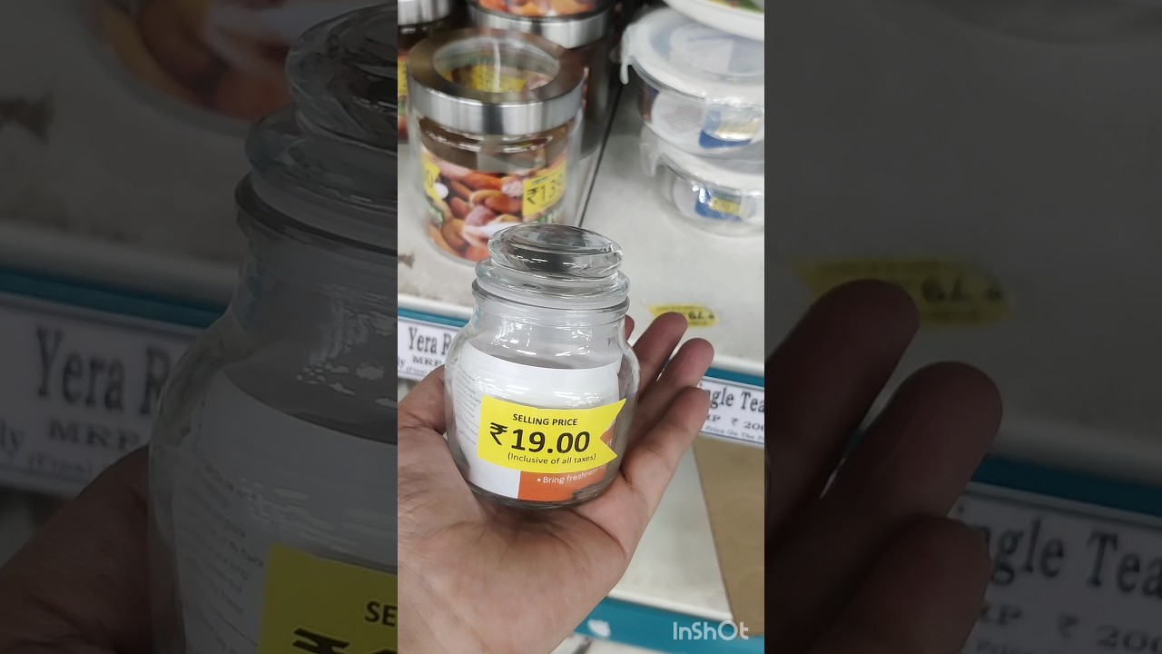 Aesthetic airtight storage box in d-mart 🥰 