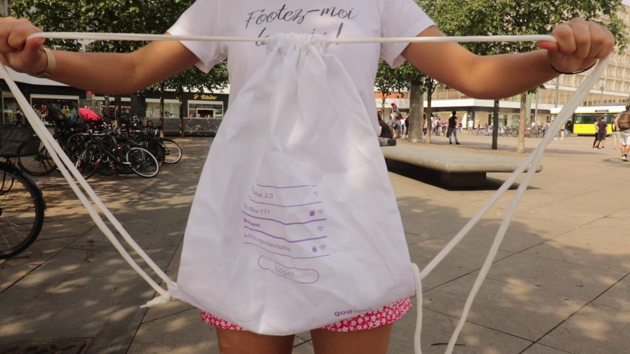 Sac à Dos En Coton Netuno DANW - 38x42cm, 140g/m² - Cordon Serrage Et Fermeture Zip - Personnalisable