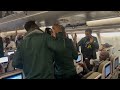 PARTY TIME ON BAFANA’S FLIGHT BACK HOME!