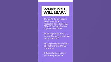 Learn from home at your own pace 💻 #trainingcourse #iso17020 #inspectionbody #cmmc #c3pao #quizzes