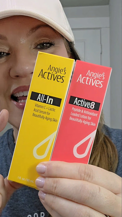 Angie's Actives - Angie Hot & Flashy NEW SKINCARE! I can't wait to test these! #newskincare #over50