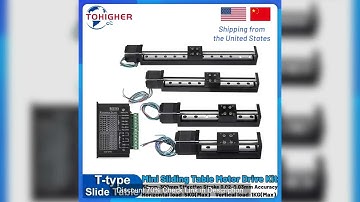 CNC XYZ Axis Motorized Slide Table T-type Linear Guide Rail Stage Mini Sliding Table Motor Drive Kit