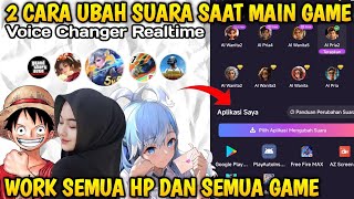 Download Lagu VOICE CHANGER REALTIME⁉️Cara Merubah Suara Saat Open Mic Game!! Voice Changer Android Untuk Semua Hp MP3