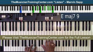 Organ: How to Play "Listen" by Marvin Sapp