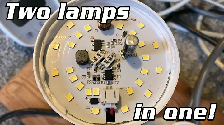What's inside a 9W rechargeable LED lamp?