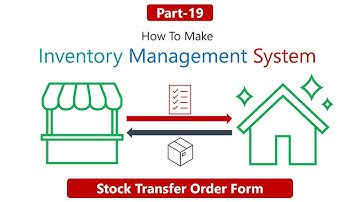 How to Make Inventory Management System Part-19 | Stock Transfer Order Form