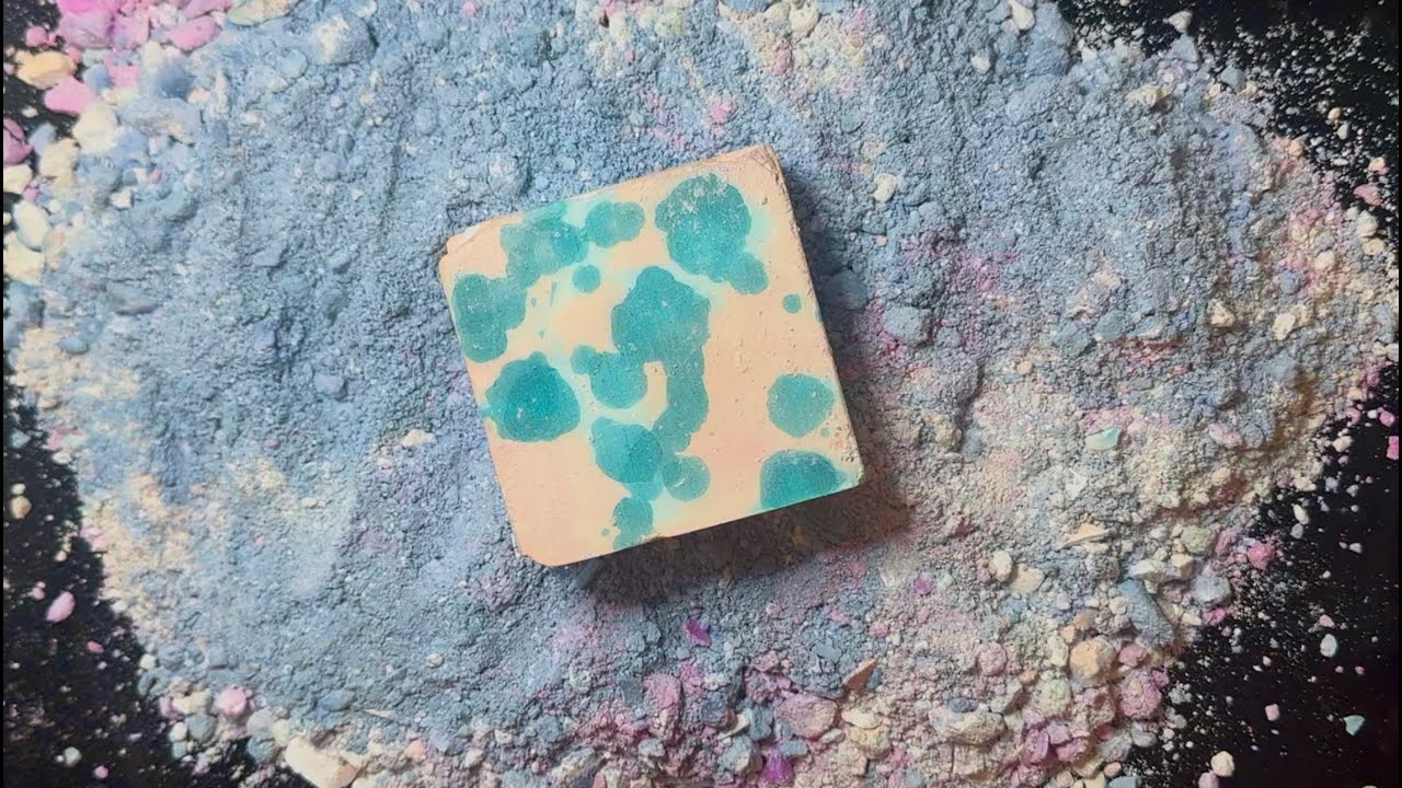 DRIP-DYED BLOCKS AND CRUSHING | #oddlysatisfying